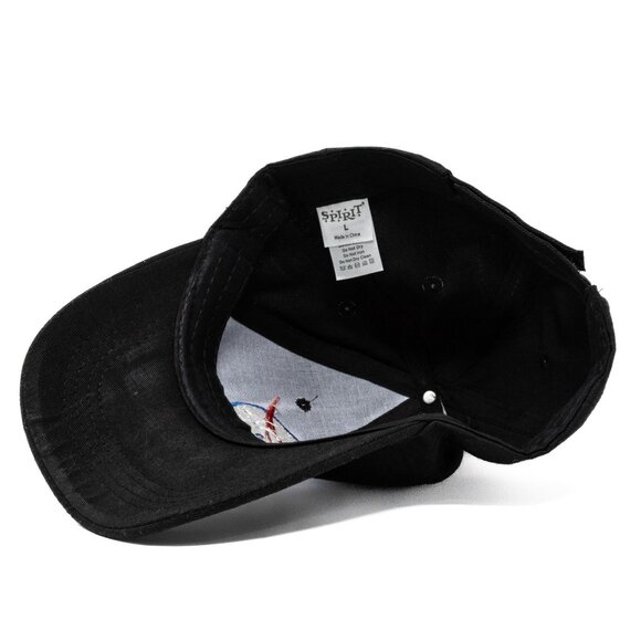 NASA Logo Black Baseball Cap Adjustable Strapback - Picture 5 of 5